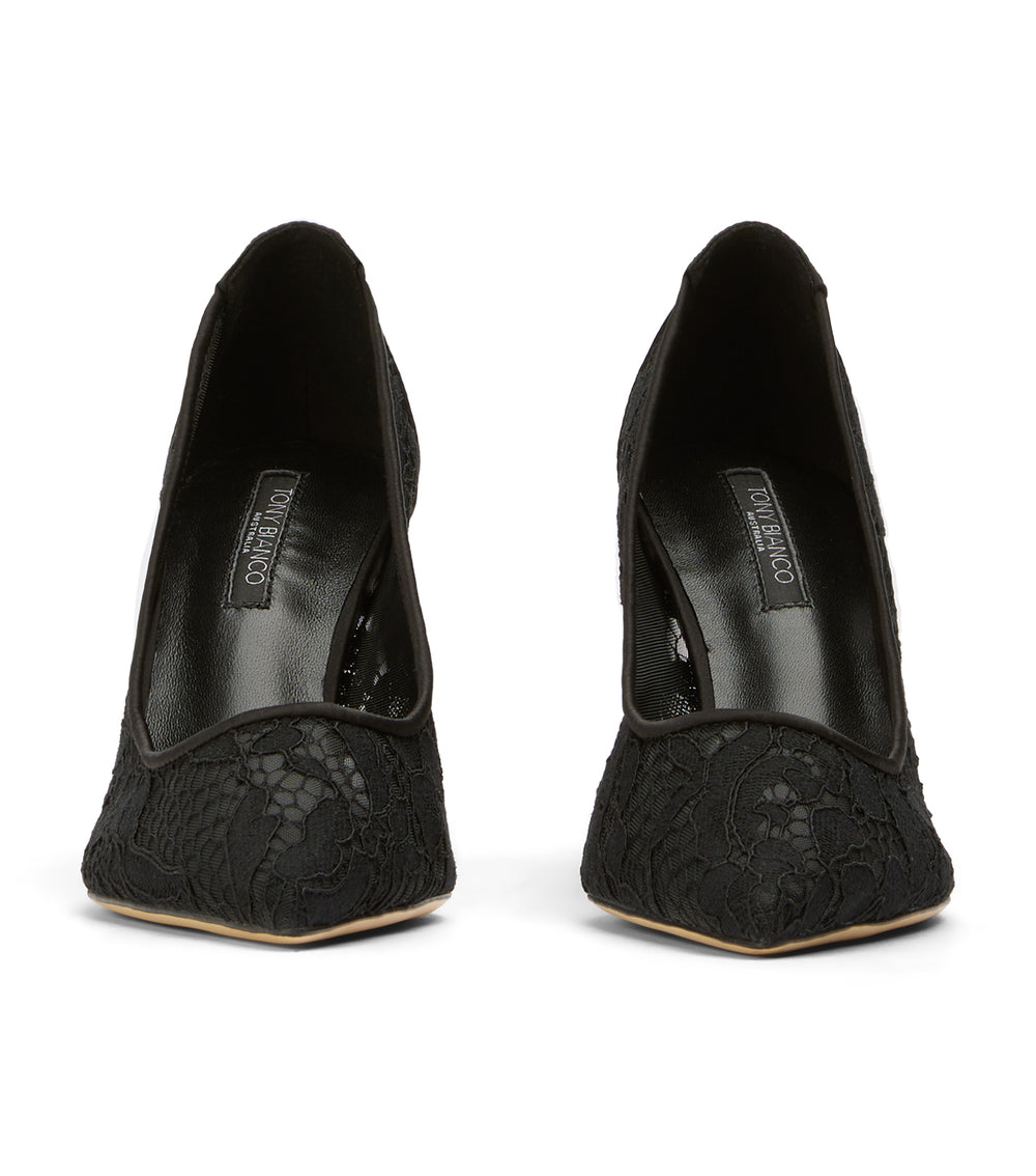 Tony Bianco Paxos Black Brocade - Black Brocade