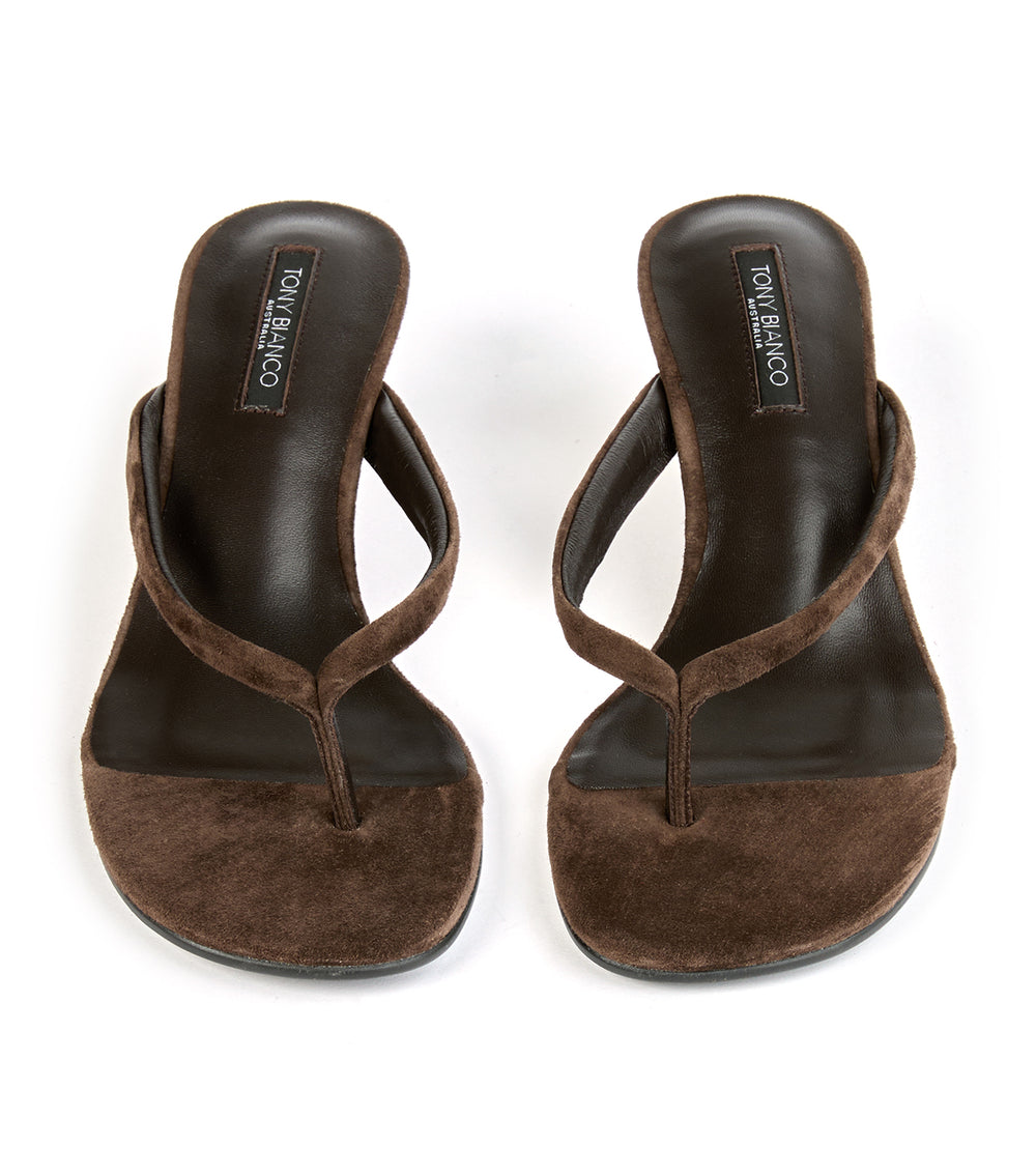 Tony Bianco Edgy Espresso Suede - Espresso Suede