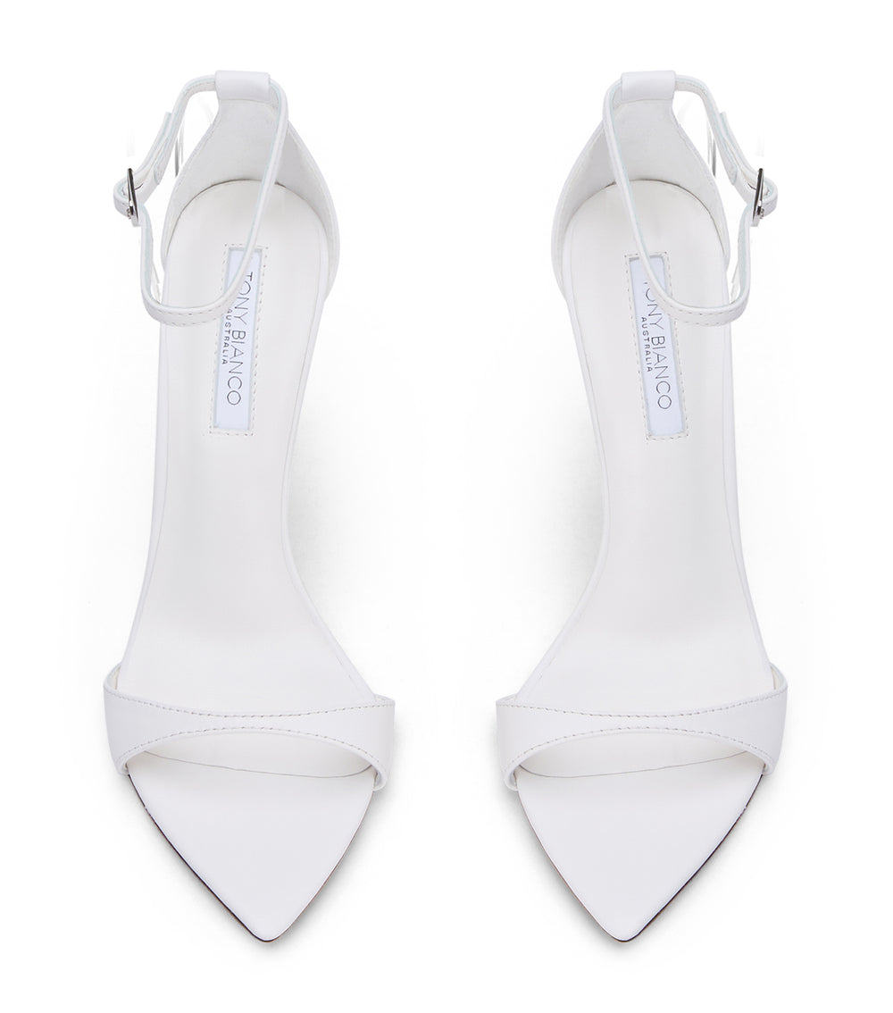 Tony Bianco Martini White Nappa - White Nappa