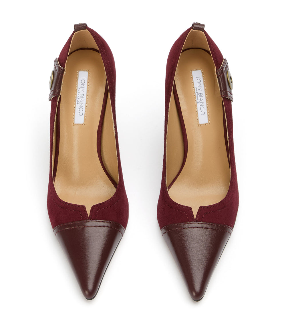 Tony Bianco Nessa Vino Suede/Vino - Vino Suede/Vino