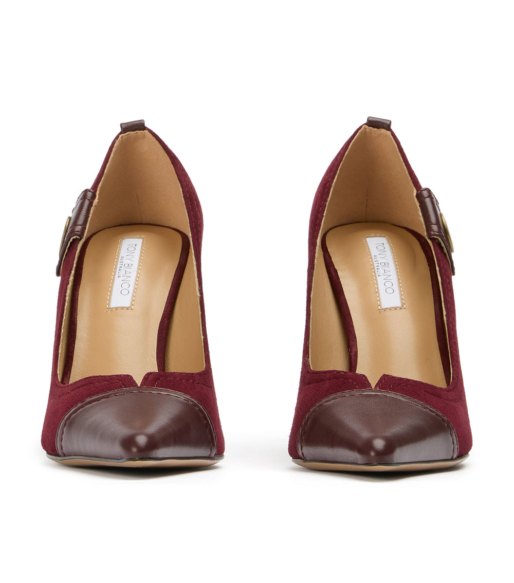 Tony Bianco Nessa Vino Suede/Vino - Vino Suede/Vino