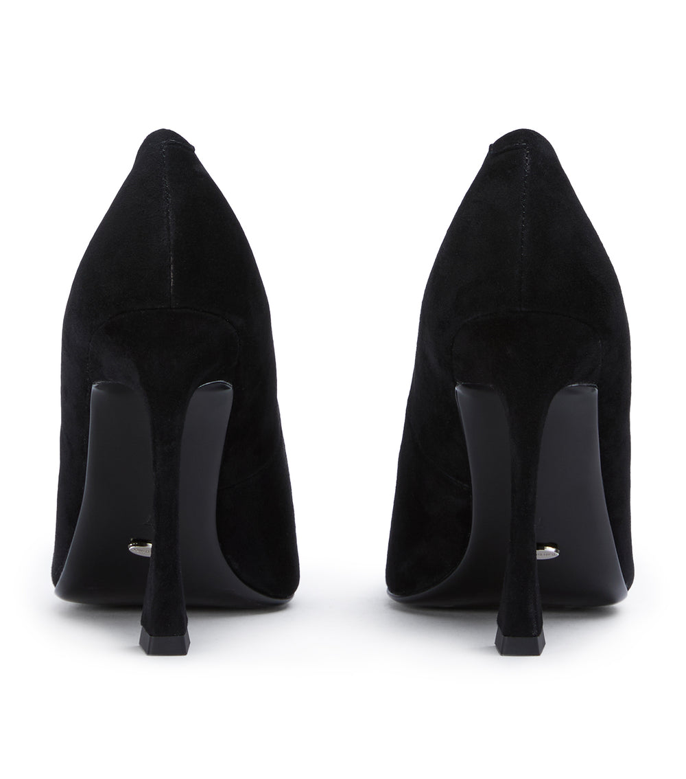 Tony Bianco Swish Black Suede - Black Suede
