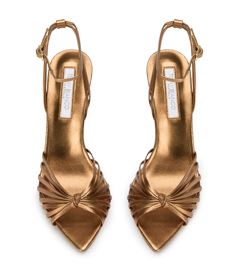 Tony Bianco Maxos Bronze Nappa Metallic - Bronze Nappa Metallic