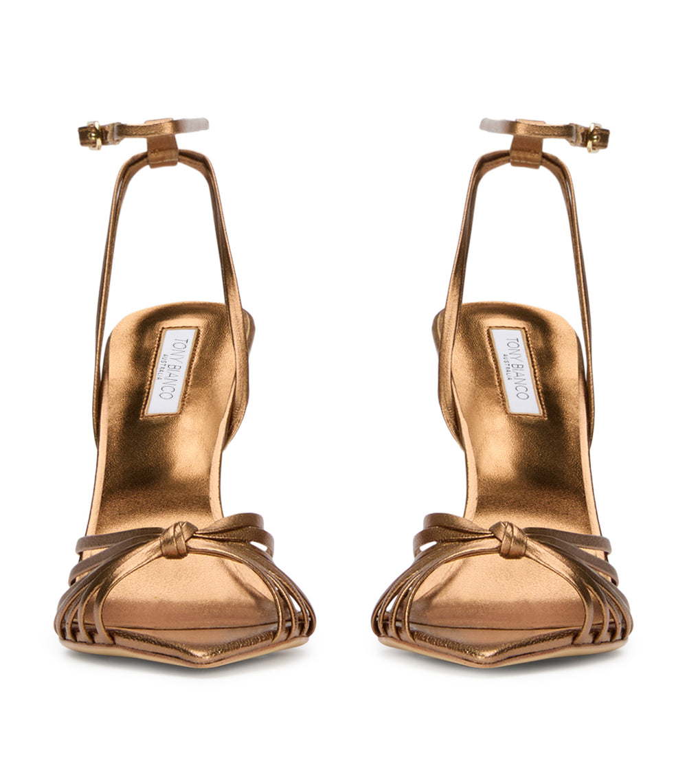 Tony Bianco Maxos Bronze Nappa Metallic - Bronze Nappa Metallic
