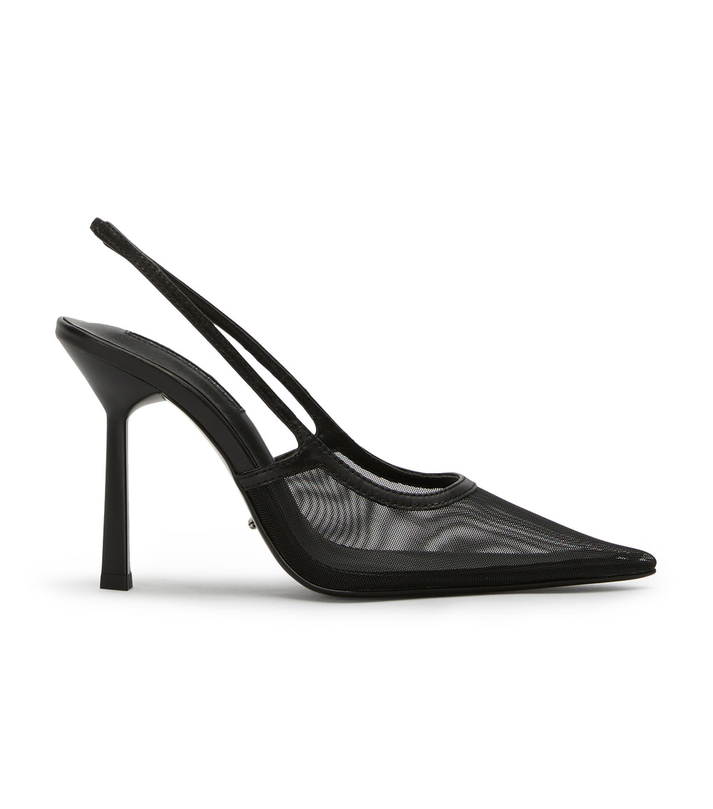 Tony Bianco Glide Black Nylon - Black Nylon