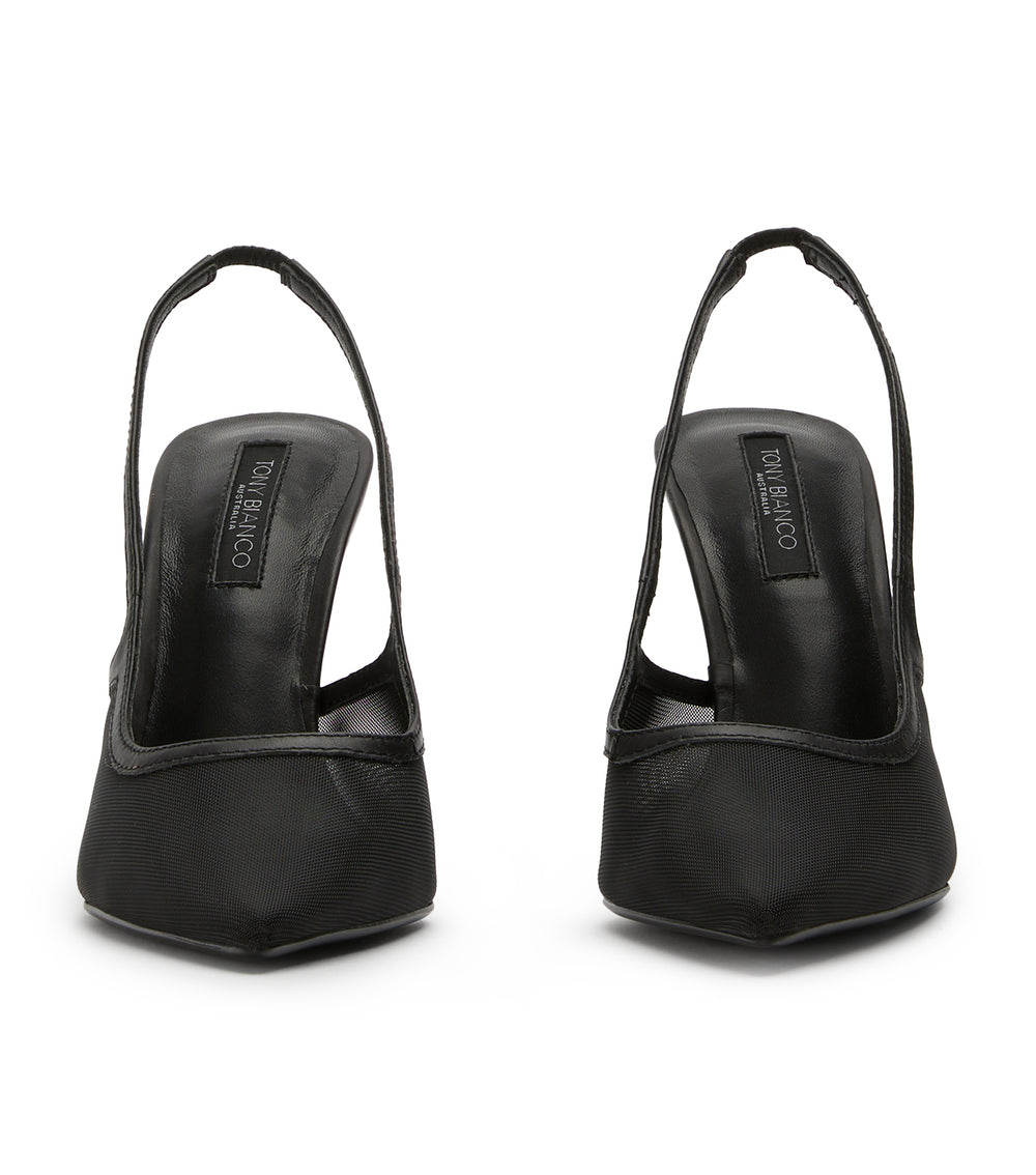 Tony Bianco Glide Black Nylon - Black Nylon