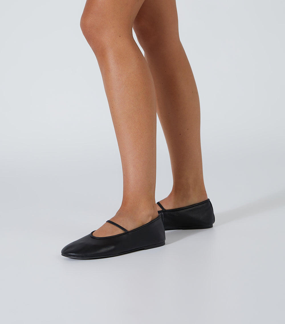 Tony Bianco Martinez Black Nappa - Black Nappa