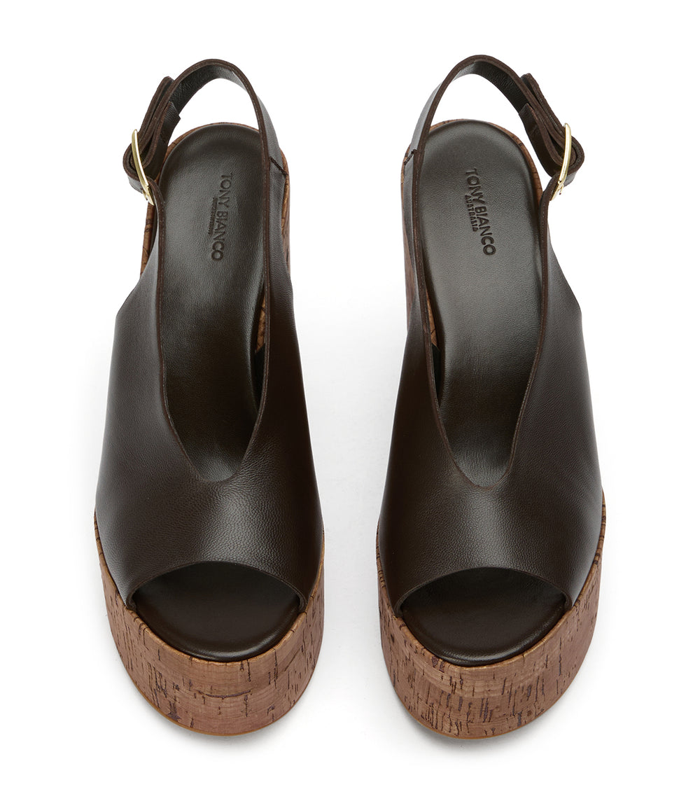 Tony Bianco Valerie Chocolate Nappa - Chocolate Nappa