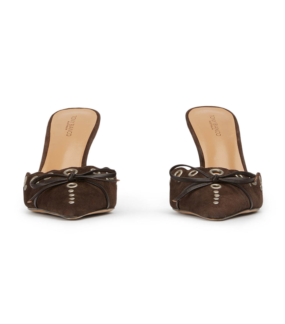Tony Bianco Shae Espresso Suede - Espresso Suede