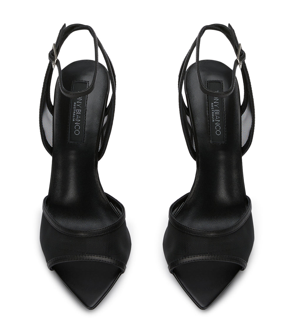 Tony Bianco Miley Black Nylon/Black - Black Nylon/Black