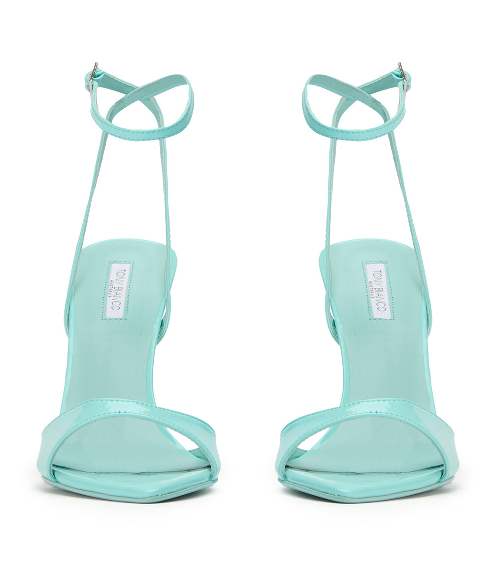 Tony Bianco Molly Turquoise Nappa Patent - Turquoise Nappa Patent