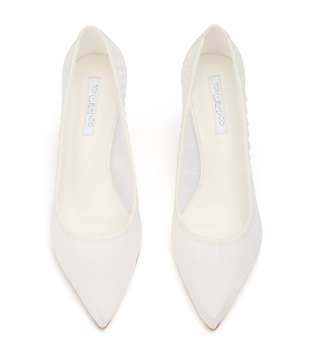 Tony Bianco Piper Ivory Tulle - Ivory Tulle