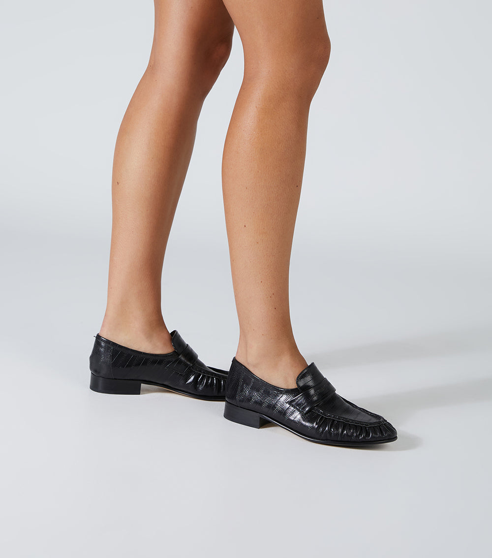 Tony Bianco Gatsby Black Anguille - Black Anguille