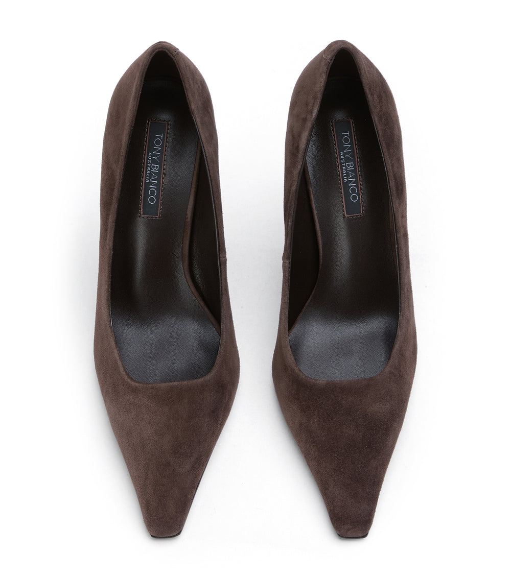 Tony Bianco Swish Espresso Suede - Espresso Suede