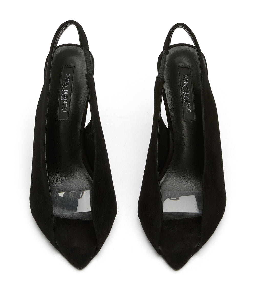 Tony Bianco Mixa Black Suede - Black Suede