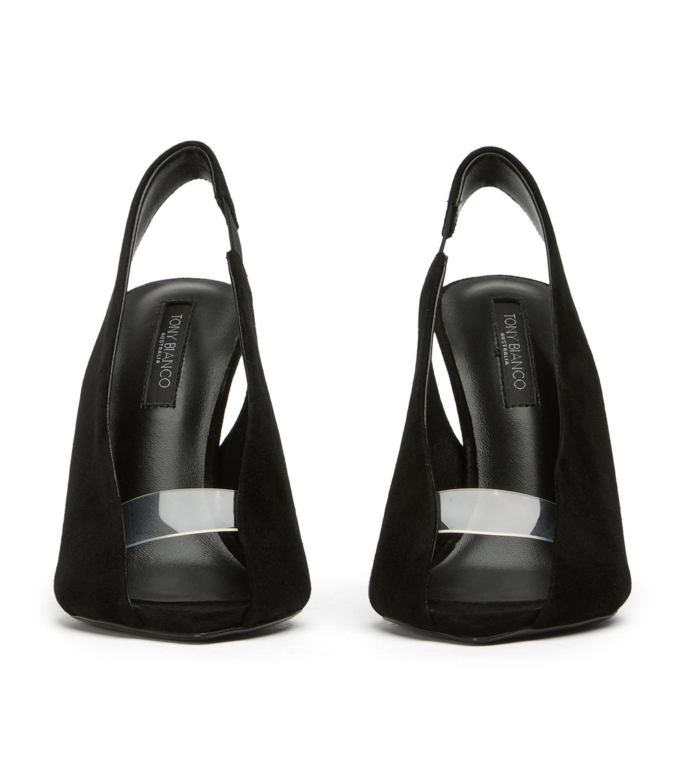 Tony Bianco Mixa Black Suede - Black Suede