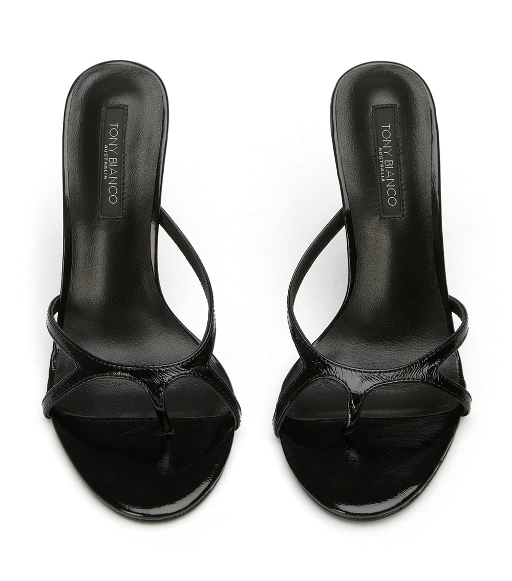 Tony Bianco Dima Black Nappa Patent - Black Nappa Patent