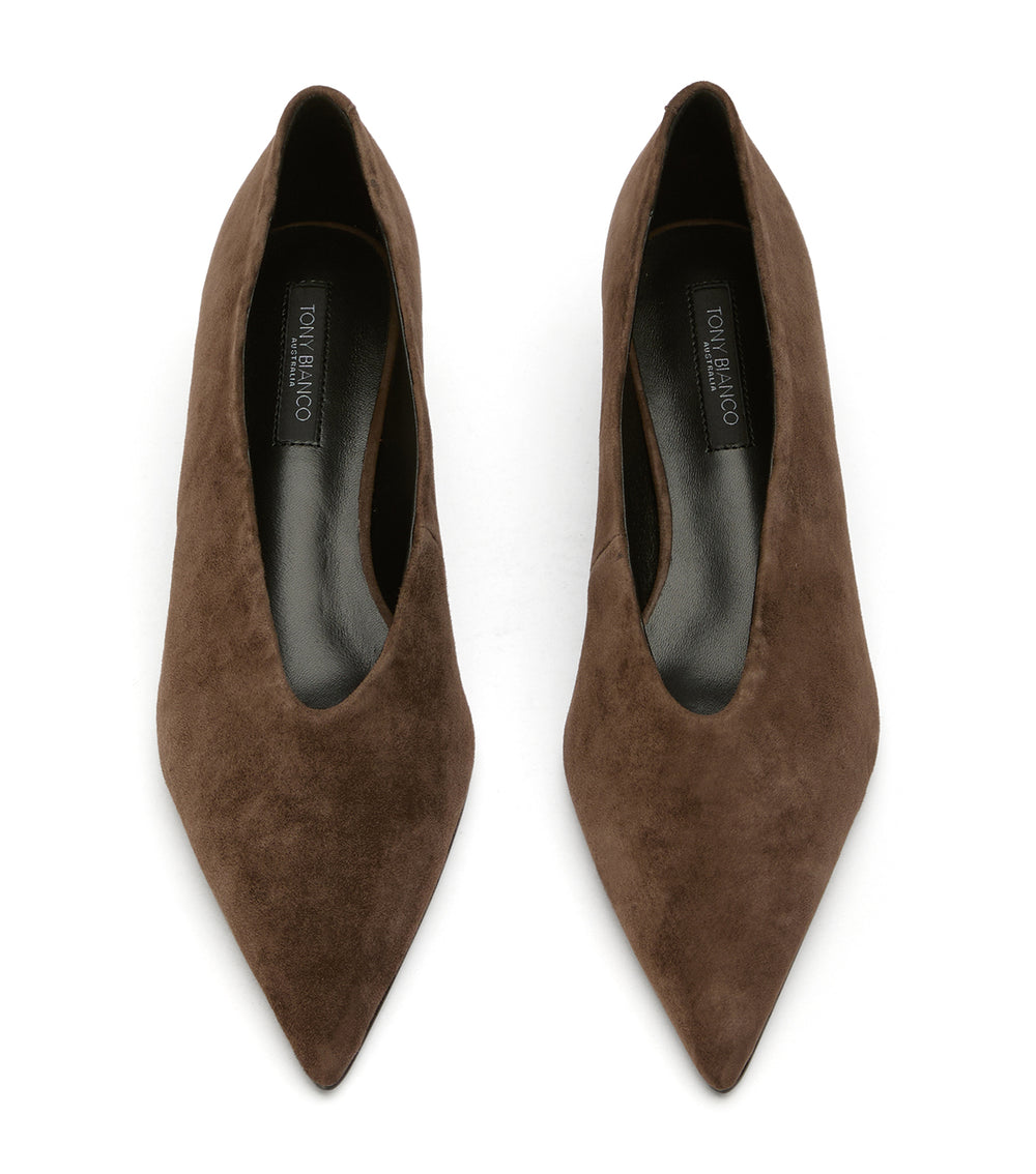 Tony Bianco Cherry Espresso Suede - Espresso Suede
