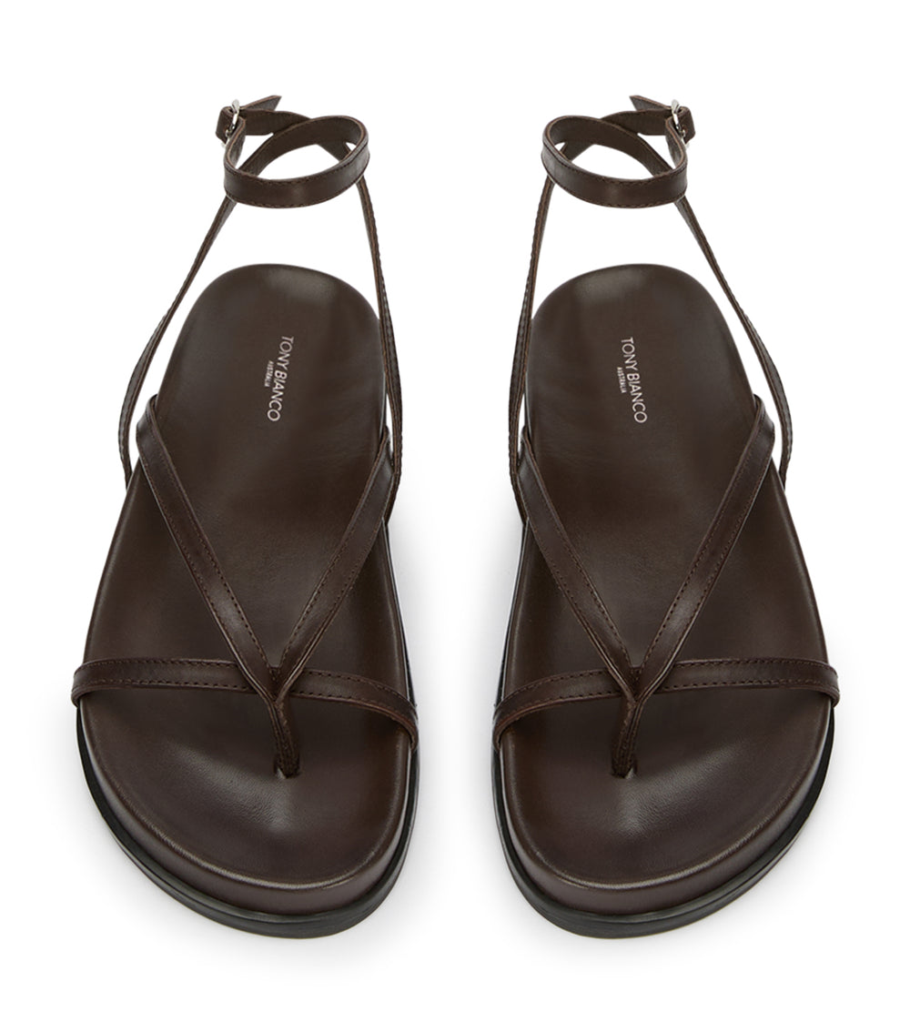 Tony Bianco Lucie Chocolate Nappa - Chocolate Nappa