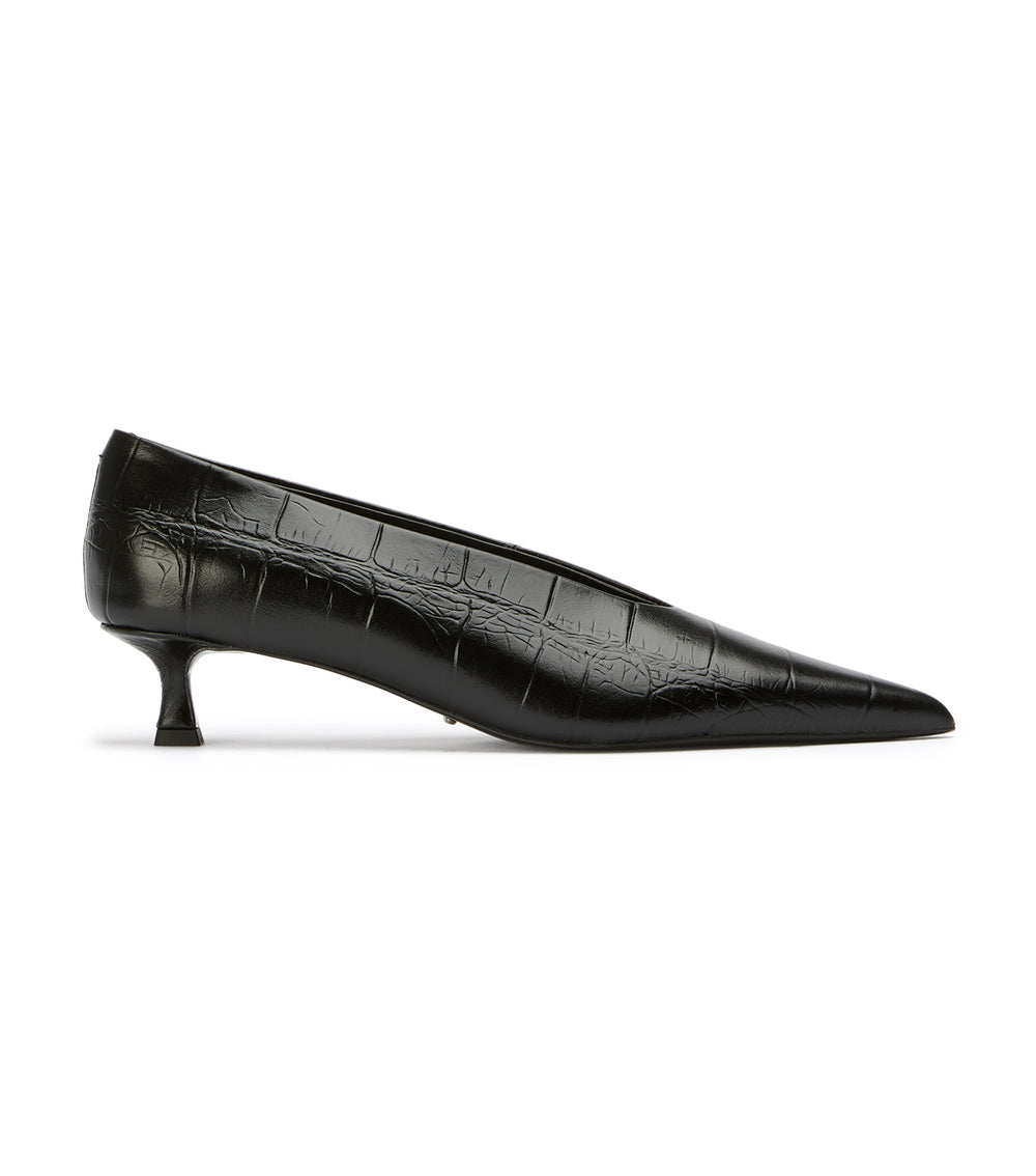 Tony Bianco Cherry Black Croco - Black Croco