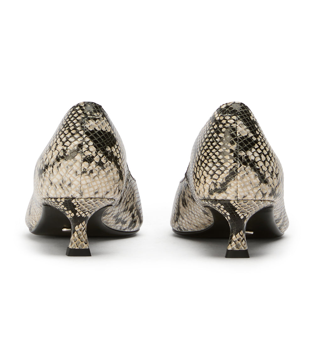 Tony Bianco Cameo Ecru Snake - Ecru Snake
