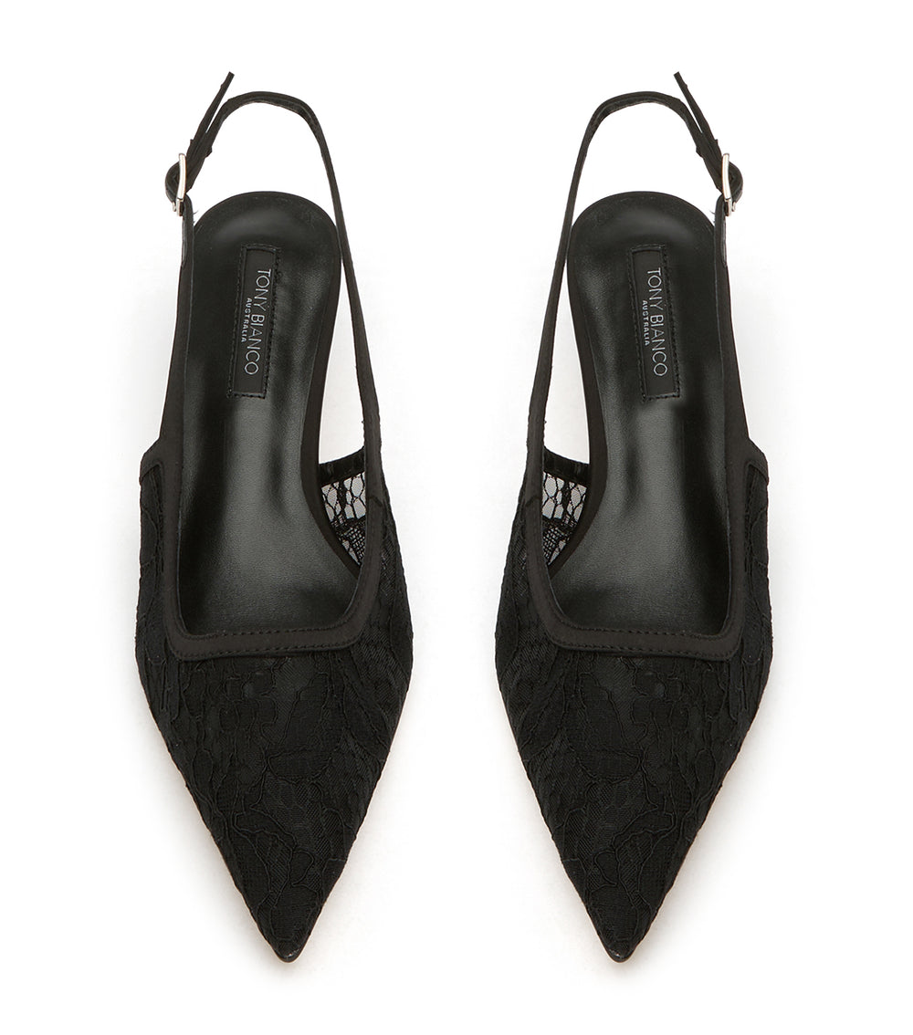 Tony Bianco Crush Black Brocade - Black Brocade