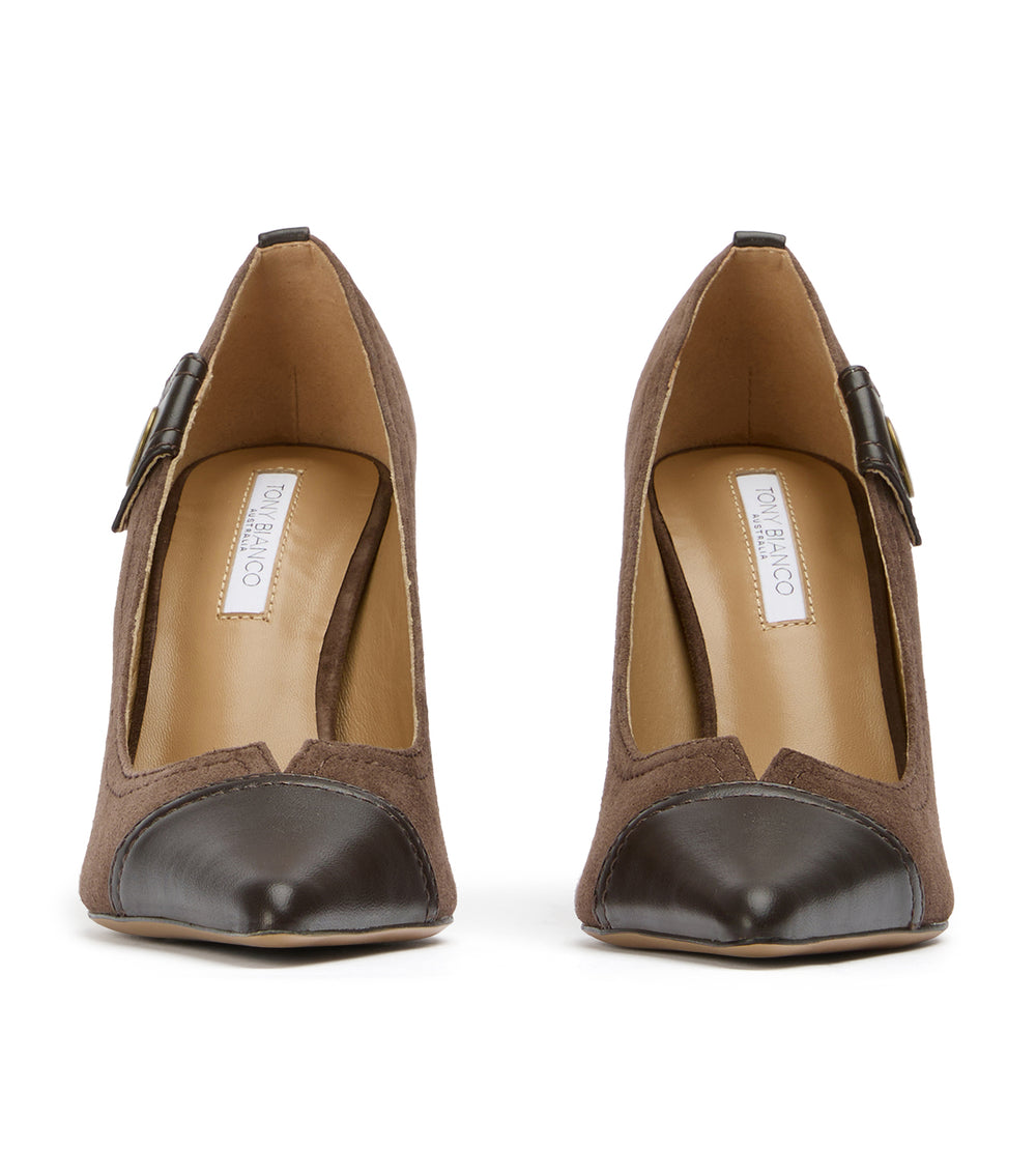 Tony Bianco Nessa Espresso Suede/Choc - Espresso Suede/Choc