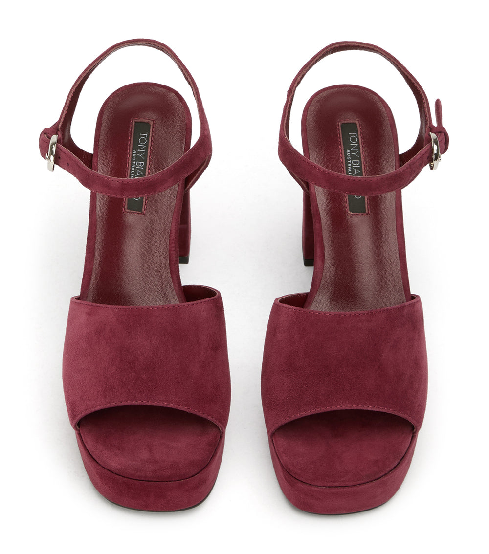 Tony Bianco Farrah Vino Suede - Vino Suede