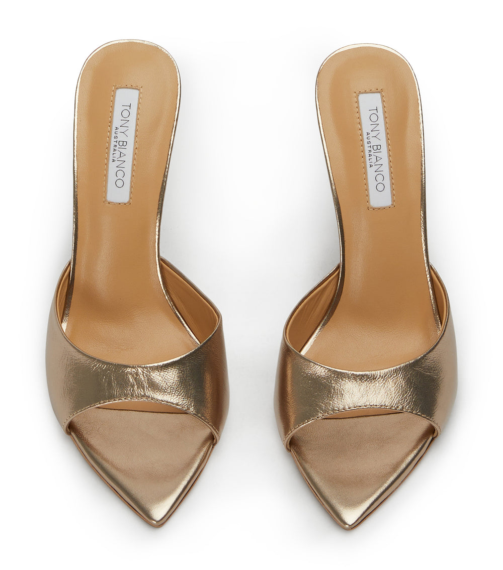 Tony Bianco Malibu Amber Nappa Metallic - Amber Nappa Metallic