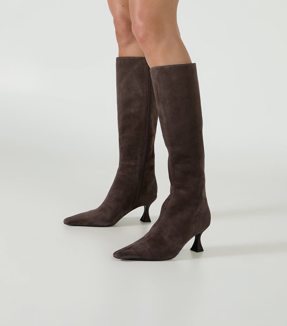 Tony Bianco Jaq Espresso Suede - Espresso Suede
