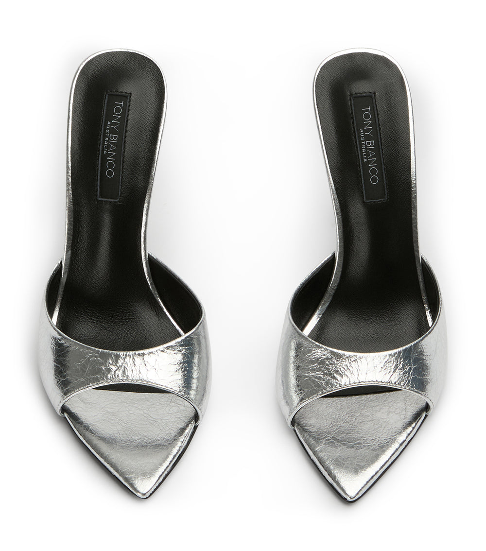 Tony Bianco Malibu Silver Vintage Metal - Silver Vintage Metal
